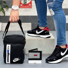 COMBO NIKE TENIS+BOLSO+BILLETERA